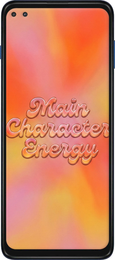 Силиконовый чехол Aura Gradient Main Character Energy Aesthetic Y2K для Motorola Moto G Plus - 6783u-2202 изображение 