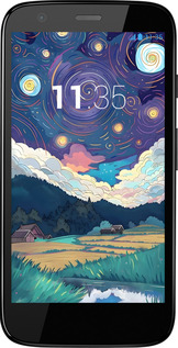 Силиконовый чехол Креативный арт для Motorola Moto G - 6322u-366 изображение 