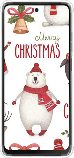 Силикон с усиленными углами чехол Merry Christmas для Motorola Moto G24 - 4106sp-3659 изображение 