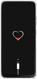 Силикон с усиленными углами чехол Подзарядка сердца для Motorola Moto G24 - 4274sp-3659 изображение 