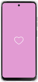 Силикон с усиленными углами чехол Сердце 2 для Motorola Moto G24 - 4863sp-3659 изображение 