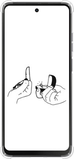 Силикон с усиленными углами чехол Предложение для Motorola Moto G24 - 4898sp-3659 изображение 