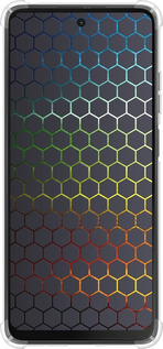 Силикон с усиленными углами чехол Переливающиеся соты для Motorola Moto G24 - 498sp-3659 изображение 