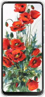 Силикон с усиленными углами чехол Маки для Motorola Moto G24 - 523sp-3659 изображение 
