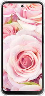 Силикон с усиленными углами чехол Розы для Motorola Moto G24 - 525sp-3659 изображение 