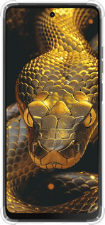 Силикон с усиленными углами чехол Golden snake для Motorola Moto G24 - 6072sp-3659 изображение 