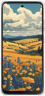 Силикон с усиленными углами чехол Украинское поле для Motorola Moto G24 - 6082sp-3659 изображение 