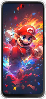 Силикон с усиленными углами чехол Супер Марио для Motorola Moto G24 - 6342sp-3659 изображение 
