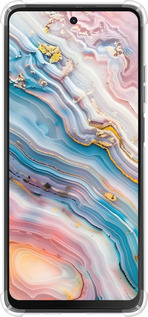 Силикон с усиленными углами чехол Мрамор красивый для Motorola Moto G24 - 6376sp-3659 изображение 