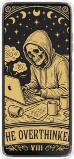 Силикон с усиленными углами чехол The Overthinker для Motorola Moto G24 - 6774sp-3659 изображение 