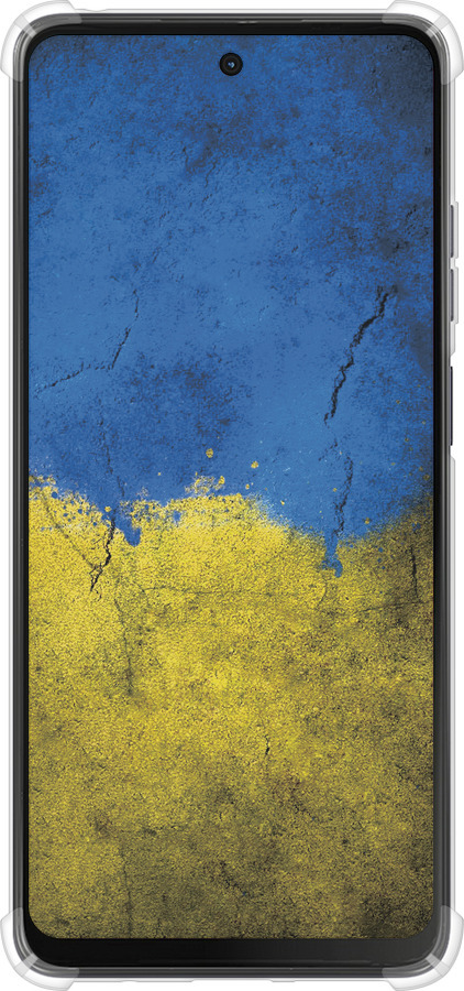 Силикон с усиленными углами чехол Флаг Украины 2 для Motorola Moto G24 - 401sp-3659 изображение 