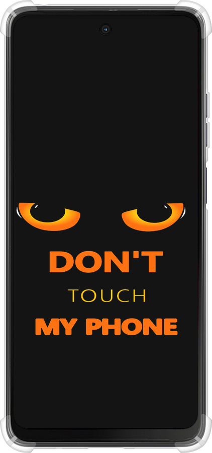 Силикон с усиленными углами чехол Don't touch the phone для Motorola Moto G24 - 4261sp-3659 изображение 