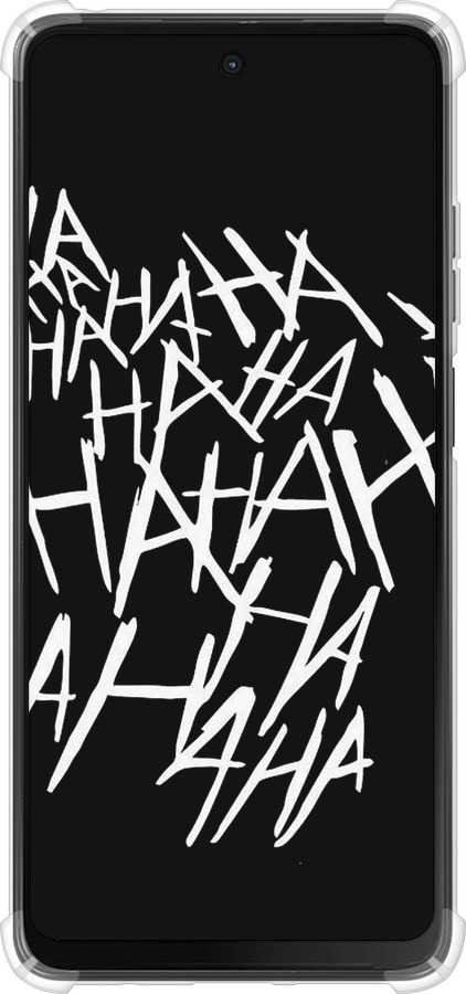 Силикон с усиленными углами чехол joker hahaha для Motorola Moto G24 - 4509sp-3659 изображение 
