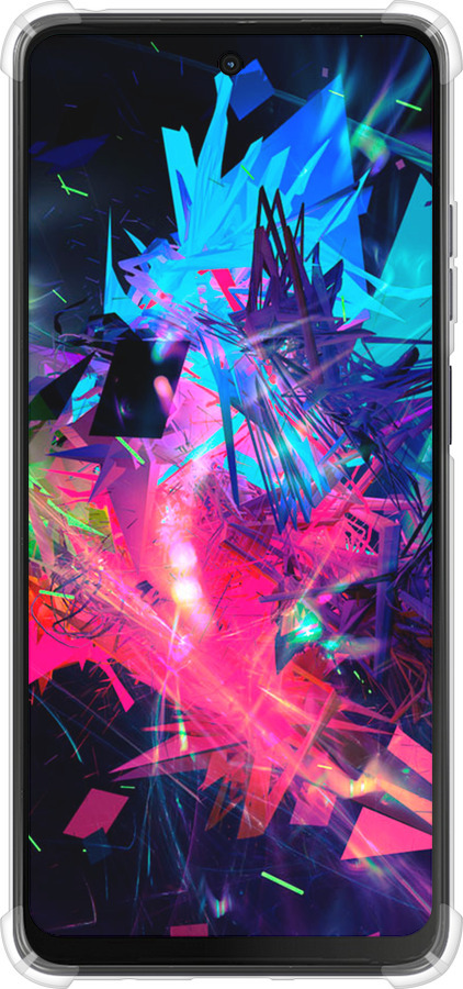 Силикон с усиленными углами чехол Абстрактный чехол для Motorola Moto G24 - 4681sp-3659 изображение 