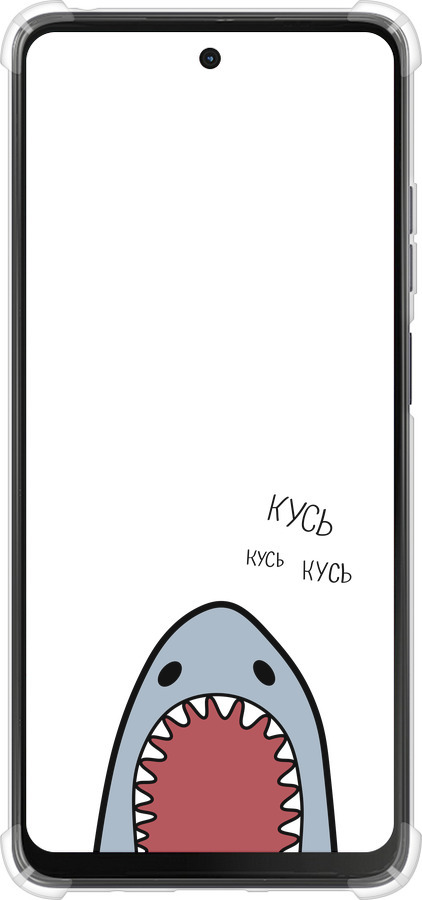 Силикон с усиленными углами чехол Акула для Motorola Moto G24 - 4870sp-3659 изображение 