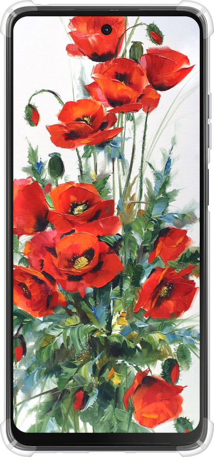 Силикон с усиленными углами чехол Маки для Motorola Moto G24 - 523sp-3659 изображение 