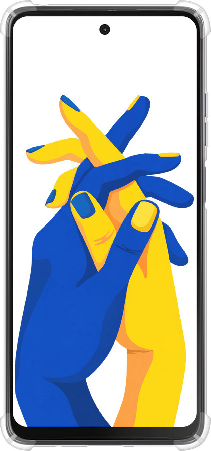 Силикон с усиленными углами чехол Stand With Ukraine для Motorola Moto G24 - 5255sp-3659 изображение 