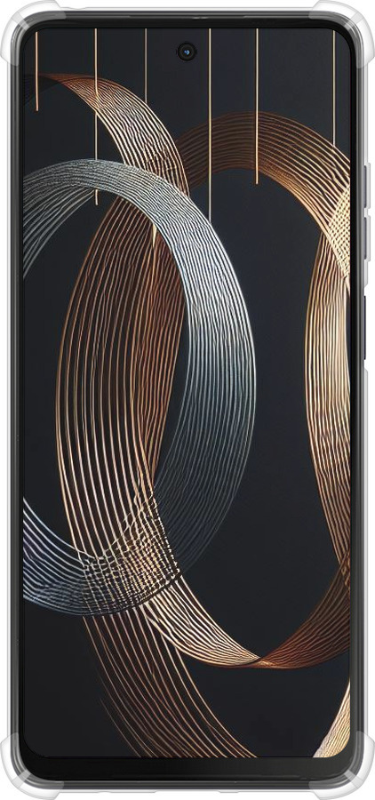 Силикон с усиленными углами чехол Симфония для Motorola Moto G24 - 5835sp-3659 изображение 