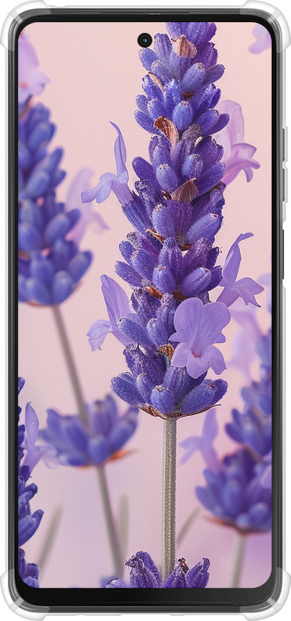 Силикон с усиленными углами чехол Лаванда для Motorola Moto G24 - 6037sp-3659 изображение 