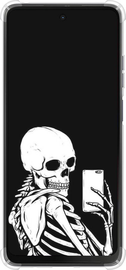 Силикон с усиленными углами чехол Скелет делает Selfie для Motorola Moto G24 - 6535sp-3659 изображение 