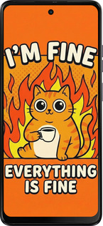 Силіконовий чехол Funny Cat для Motorola Moto G04 - 6786u-3747 изображение 