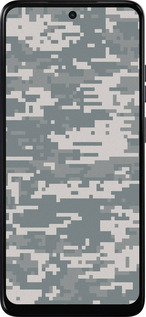 Силиконовый чехол Камуфляж для Motorola Moto E15 - 1085u-4147 изображение 