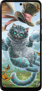 Силиконовый чехол Чеширский кот 2 для Motorola Moto E15 - 3993u-4147 изображение 