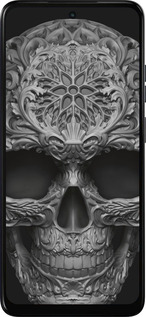 Силиконовый чехол skull-ornament для Motorola Moto E15 - 4101u-4147 изображение 