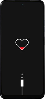 Силиконовый чехол Подзарядка сердца для Motorola Moto G05 - 4274u-3949 изображение 