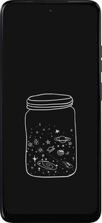 Силиконовый чехол Космос в банке для Motorola Moto E15 - 4297u-4147 изображение 