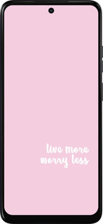 Силиконовый чехол Живи больше для Motorola Moto E15 - 4347u-4147 изображение 