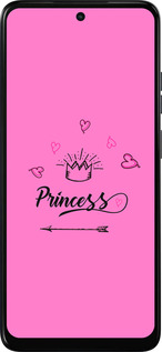 Силиконовый чехол Princess для Motorola Moto E15 - 4361u-4147 изображение 