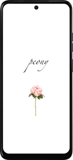 Силіконовий чехол Півонія для Motorola Moto E15 - 4366u-4147 изображение 