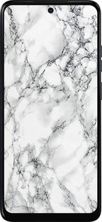 Силиконовый чехол Мрамор белый для Motorola Moto E15 - 4480u-4147 изображение 