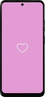 Силиконовый чехол Сердце 2 для Motorola Moto E15 - 4863u-4147 изображение 