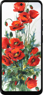 Силиконовый чехол Маки для Motorola Moto E15 - 523u-4147 изображение 