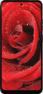 Силиконовый чехол Красная роза для Motorola Moto E15 - 529u-4147 изображение 