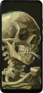 Силиконовый чехол Винсент Ван Гог. Череп для Motorola Moto E15 - 5544u-4147 изображение 