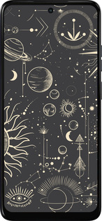 Силиконовый чехол Фаза луны для Motorola Moto E15 - 5605u-4147 изображение 