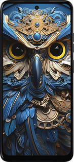 Силиконовый чехол Сова v2 для Motorola Moto E15 - 5649u-4147 изображение 