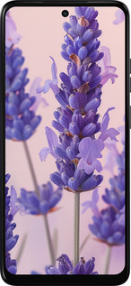 Силиконовый чехол Лаванда для Motorola Moto E15 - 6037u-4147 изображение 