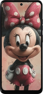 Силиконовый чехол Minnie Mouse для Motorola Moto E15 - 6054u-4147 изображение 