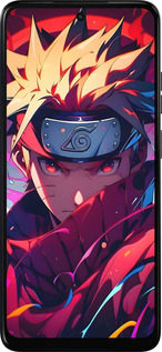 Силиконовый чехол Наруто для Motorola Moto E15 - 6274u-4147 изображение 