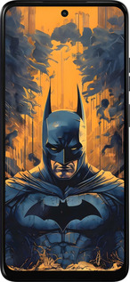 Силиконовый чехол Бэтмен для Motorola Moto E15 - 6335u-4147 изображение 