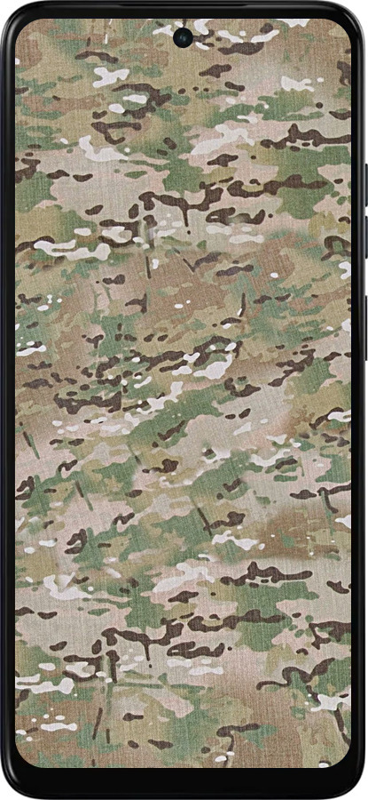 Силиконовый чехол Камуфляж v5 для Motorola Moto E15 - 1201u-4147 изображение 