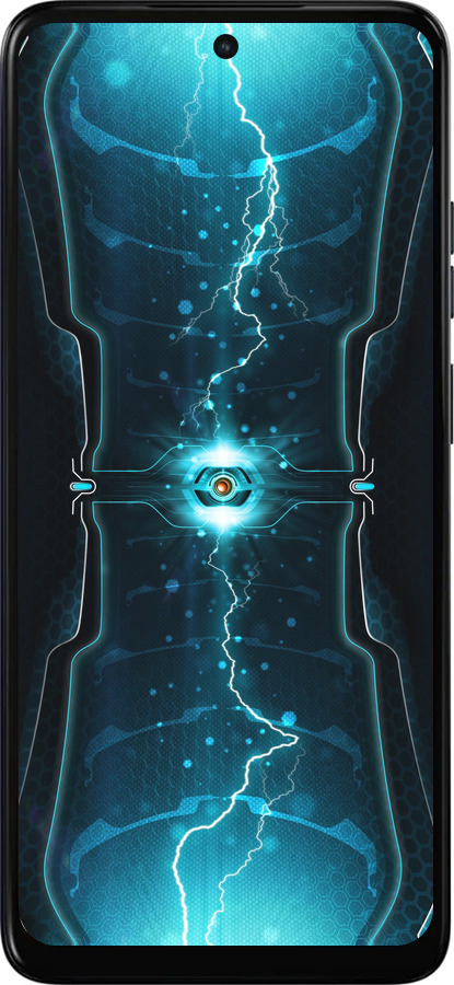 Силиконовый чехол Молнии в цилиндре для Motorola Moto E15 - 120u-4147 изображение 