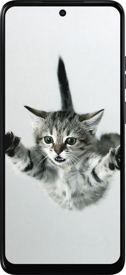 Силиконовый чехол Летящий котёнок для Motorola Moto G05 - 2322u-3949 изображение 