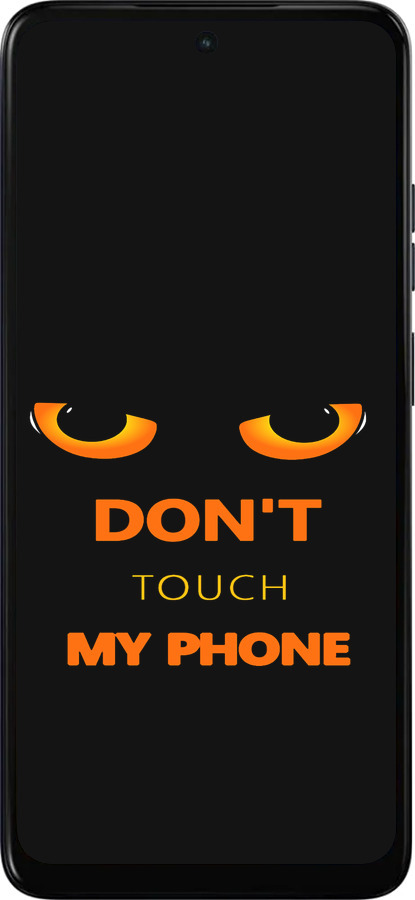 Силиконовый чехол Don't touch the phone для Motorola Moto E15 - 4261u-4147 изображение 