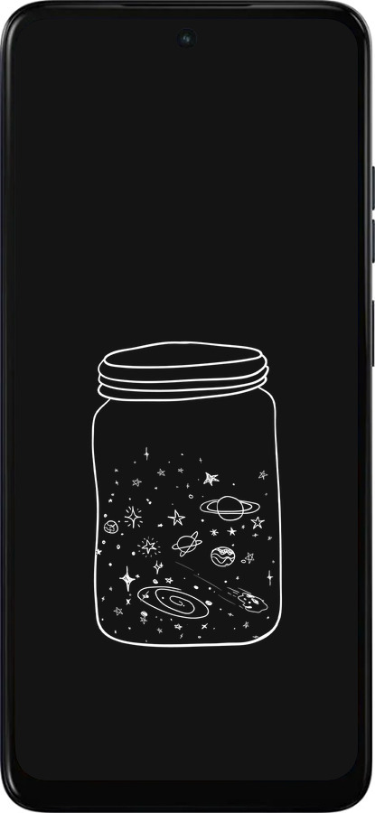 Силиконовый чехол Космос в банке для Motorola Moto E15 - 4297u-4147 изображение 