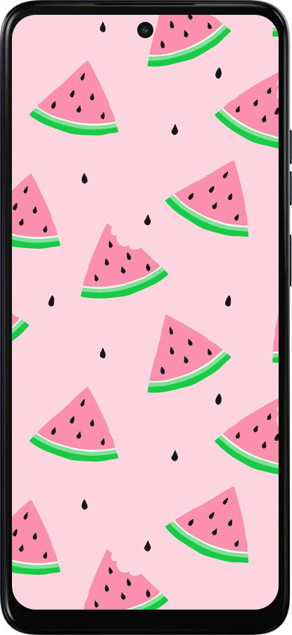 Силиконовый чехол Розовый арбуз для Motorola Moto G05 - 4314u-3949 изображение 